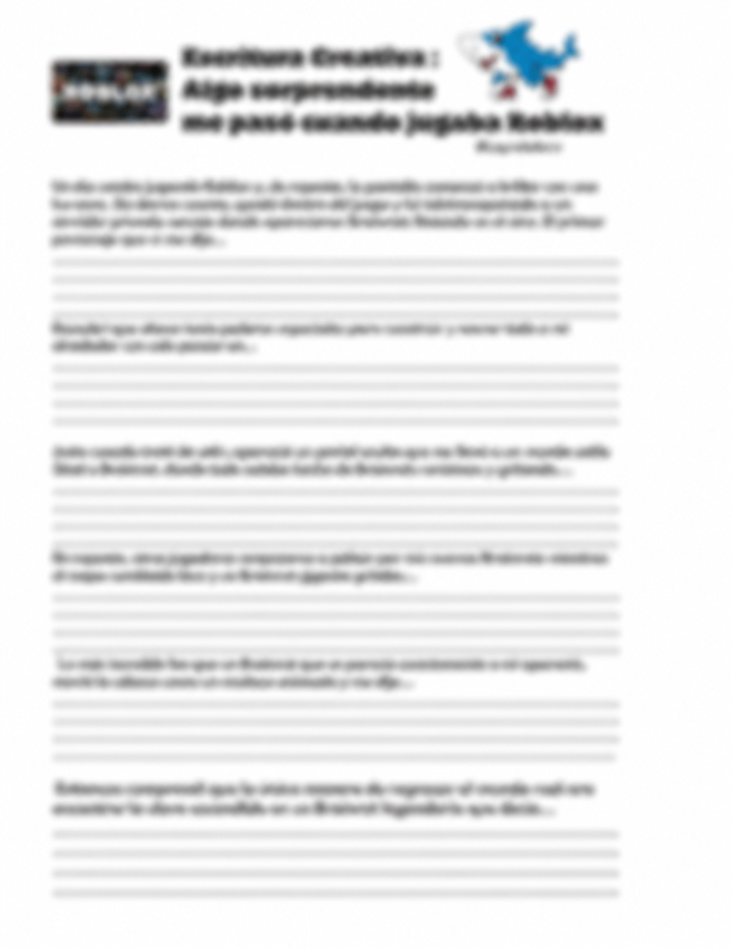 Escritura creativa